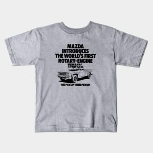 Mazda REPU. Worlds First Rotary Truck Pickup Advert Kids T-Shirt